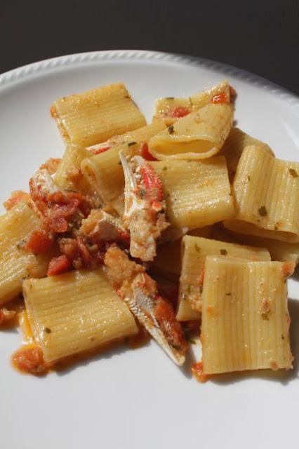 Paccheri alle chele di granchio