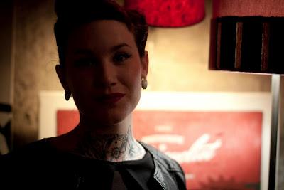 The aristocratic motorcyclist on stage The aristocratic motorcyclist on stage