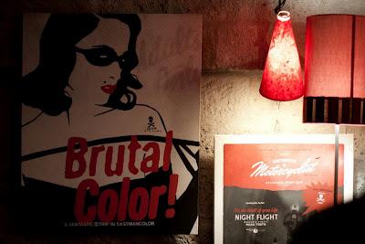 The aristocratic motorcyclist on stage The aristocratic motorcyclist on stage