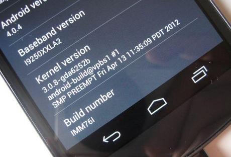 Aggiornamento Galaxy Nexus : Scarica Download update GSM IMM76I