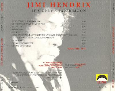 Jimi Hendrix - It´s Only A Papermoon - 1968-05-10