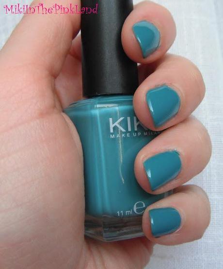 Smalto del giorno: Kiko Turchese e H&M; Metallic Blue