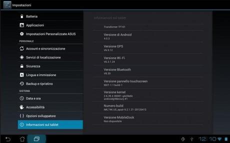 Presto un nuovo aggiornamento per Asus Transformer TF101 iop