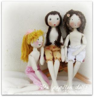 Bambole di stoffa....e abiti, Cloth Doll ...e Dress