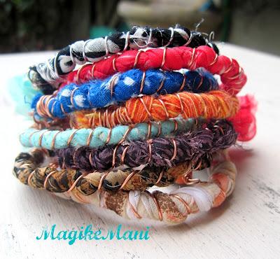 Eco-bracciali: un mix di colori e materiali Eco-bracciali: un mix di colori e materiali