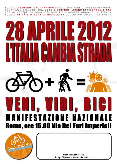 manifesto-finale-a3 #salvaiciclisti – Roma 28 aprile 2012