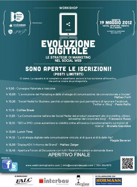Evoluzione Digitale, workshop Trento 19 Maggio 2012