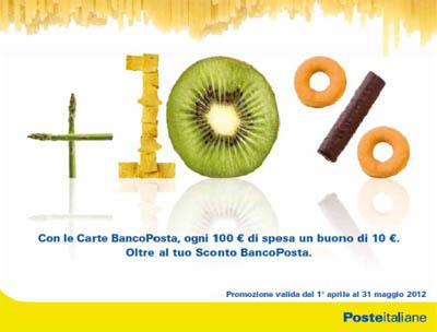 Sconto spesa nei supermercati Dok, con Bancoposta il risparmio arriva al 12% in Totale. Promozione 2012