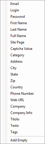 magic submitter - elementi testuali Come aggiungere nuovi siti