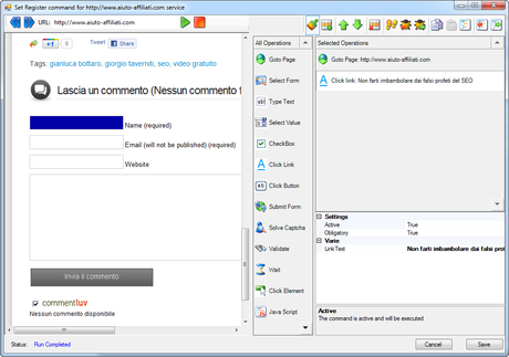 magic submitter - schermata Come aggiungere nuovi siti