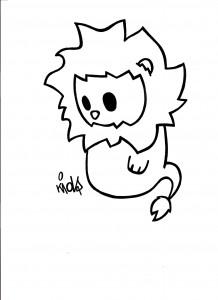 leone leone: a maggio puoi fuggire appesa alla mimosa