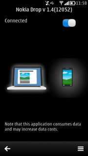 L’applicazione per i device Symbian, Nokia Drop, riceve un nuovo update dai Nokia Beta Labs, arrivando alla versione numerata 1.4.12154 Beta L’applicazione per i device Symbian, Nokia Drop, riceve un nuovo update dai Nokia Beta Labs, arrivando alla versione numerata 1.4.12154 Beta