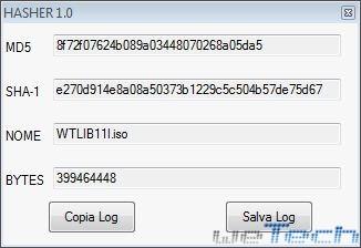 Come calcolare i codici hash MD5 e SHA-1 con Hasher