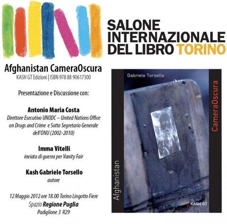 Torino/ Fiera del libro. I reporter Imma Vitelli e Gabriele Kash Torsello ospiti presso lo Spazio Regione Puglia