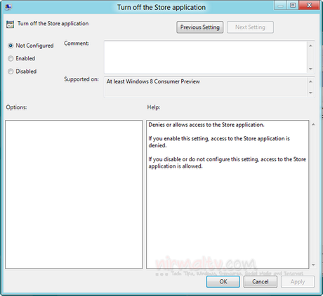 enable disable store Windows 8: Disabilitare il Windows Store [Guida]