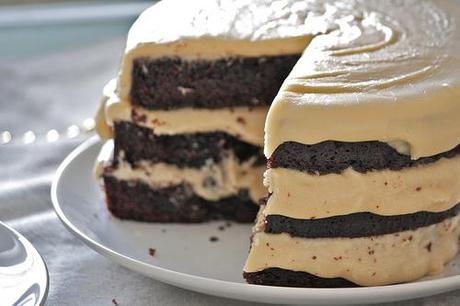 Torta triplo strato al cacao e caramello IMG_1363