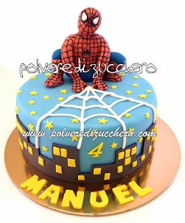 Hanno ucciso l'uomo ragno: torta spiderman