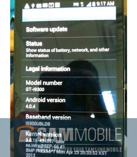 Galaxy S3 build 463x530 Ecco il Samsung Galaxy S 3