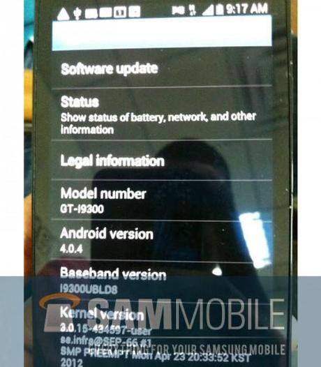 Galaxy S3 build Galaxy S3 build 463x530 Ecco il Samsung Galaxy S 3