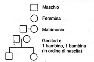 Alberi genealogici: i simboli