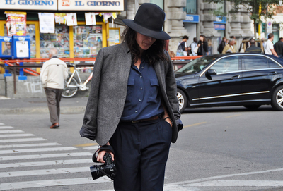 Short MFW for dummies and my meeting with The Sartorialist part 2