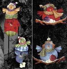 chilly chatter ornaments-set of 4