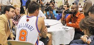 Knicks Media Day Basketball