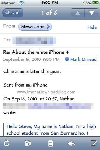 iPhone 4 bianco dal prossimo Natale?
