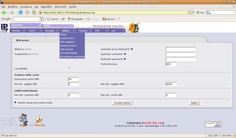 IpCop firewall rilasciato sotto la licenza GPL sviluppato con il ...
