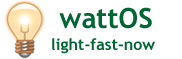 WattOS, distribuzione basata su Linux Ubuntu, ultraleggera,  utilizzabile per sistemi a basso consumo.