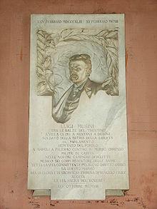 2011: l'Italia compie 150 anni. Noi non dimentichiamo né i bersaglieri a Porta Pia né il fidentino Luigi Musini a Villa Glori e Mentana.