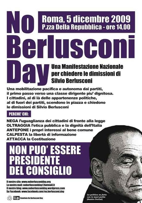Musica e politica- No Berlusconi Day
