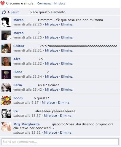 Lasciarsi su Facebook