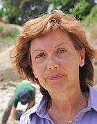 L'archeologa Daniela Rossi, responsabile dello scavo per la Soprintendenza 