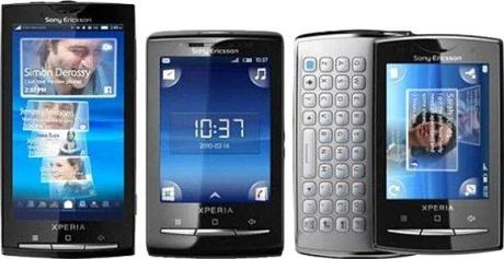Sony Ericsson Xperia X10, X10 Mini, X10 Pro: ad Ottobre arriva Android 2.1