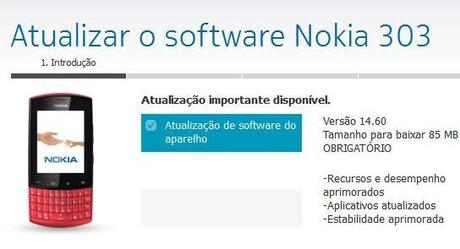 Nokia Asha 303: nuovo aggiornamento firmware disponibile v14.60