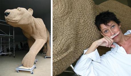Arte Knit: Shauna Richardson e il suo Lionheart Project
