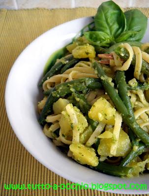 G come Genova - Pasta col pesto alla genovese