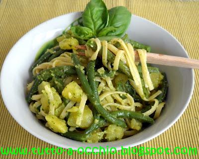 G come Genova - Pasta col pesto alla genovese