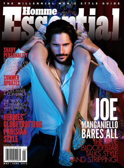 Joe Manganiello sulla cover di “Essential Homme”