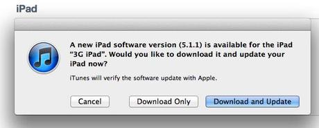 ipadios511update Disponibile iOS 5.1.1 per iPhone e iPad