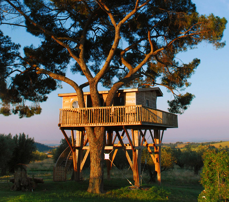Black Cabin casa sull'albero italia