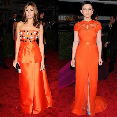 MET Ball: Orange Passion!