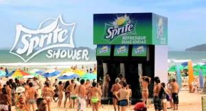 La doccia gigante di Sprite