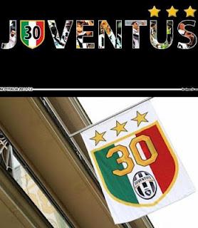 30 scudetti e 3ª stella all'ingresso dello Juventus Stadium.