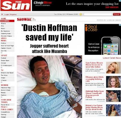 Salva la vita a un jogger: Dustin Hoffman è l'ultimo Superman