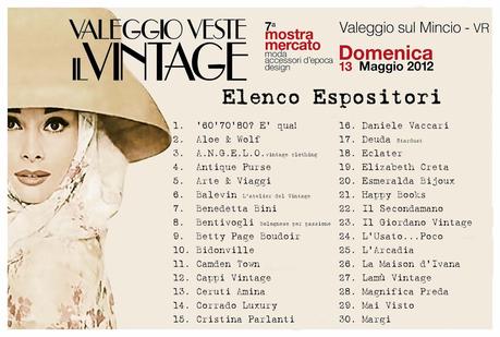 QUESTA DOMENICA A…VALEGGIO VESTE IL VINTAGE !