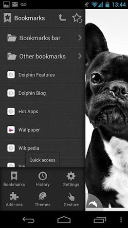 dolphin 1 Migliori Browser Web per smartphone e tablet Android