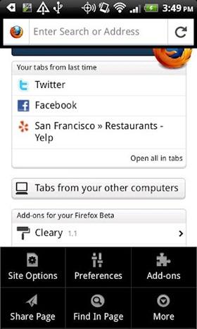 Firefox 1 Migliori Browser Web per smartphone e tablet Android