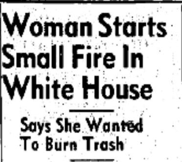 La donna che voleva dar fuoco alla Casa Bianca